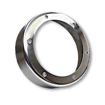 6" Brake Drum, 4-9/16" Bore, Chrome Plated
