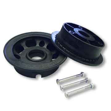 5" AZUSALite Wheel, 3" Wide Two Halves With Nuts & Bolts Only