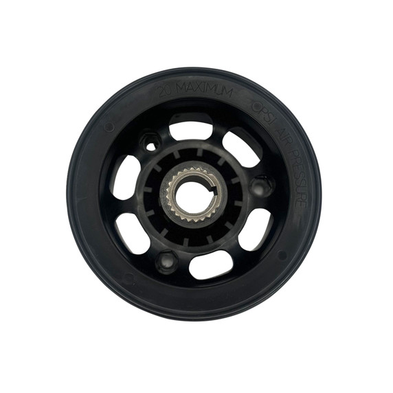 5" AZUSALite Wheel, For 1" Live Axle, One Half, 2" Wide With 1" ID Steel Insert, 1/4" Keyway