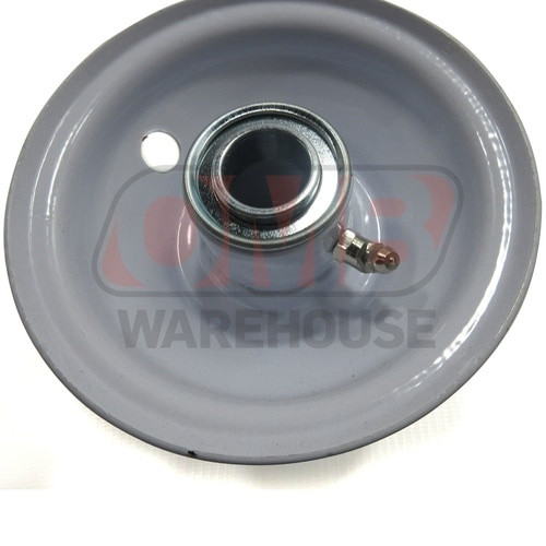 4"  Wheel Steel, One Piece, With 3/4" Ball Bearings, 3" Hub Length, 2 1/2" Wide