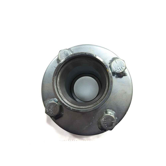 Wheel Hub, Zinc Plated Steel, With 5/8" ID Tapered Roller Bearing