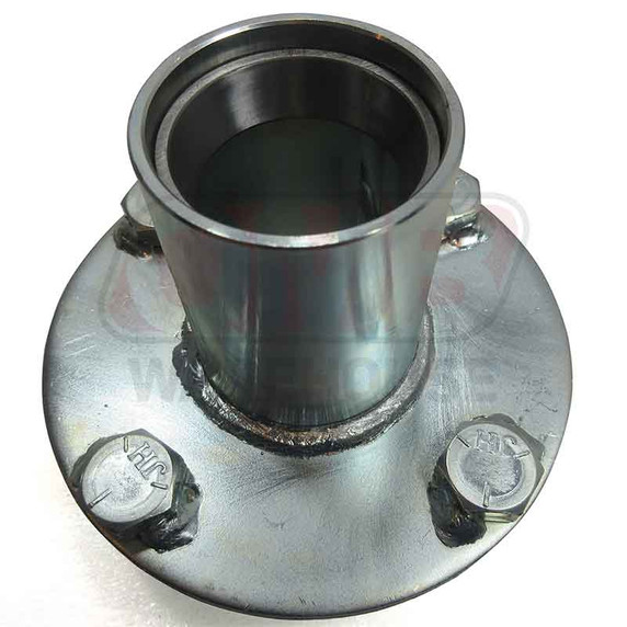 Adapter Hub, Zinc Plated Steel, With 3/4" ID Sealed Tapered Roller Bearing