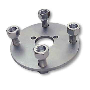 Adapter Hub, Zinc Plated, With 3 Mounting Holes On 1-7/8