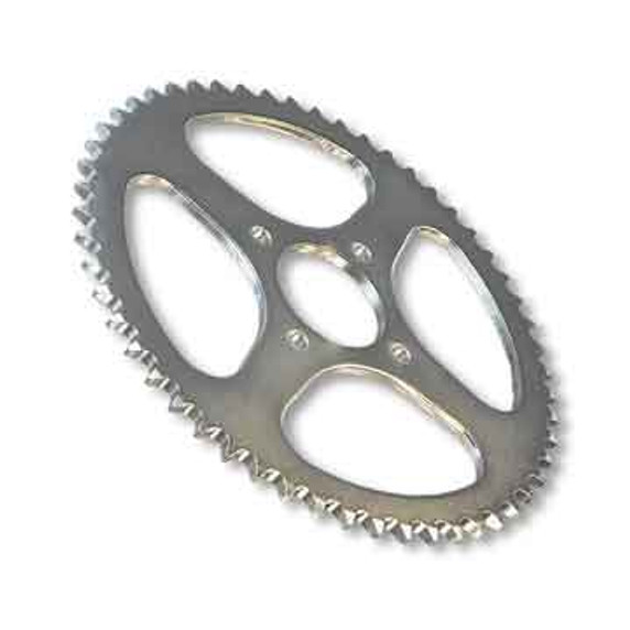 72 Tooth Steel Sprocket 35 Chain, 2" Bore, 4 Holes, 2.875" Bolt Circle