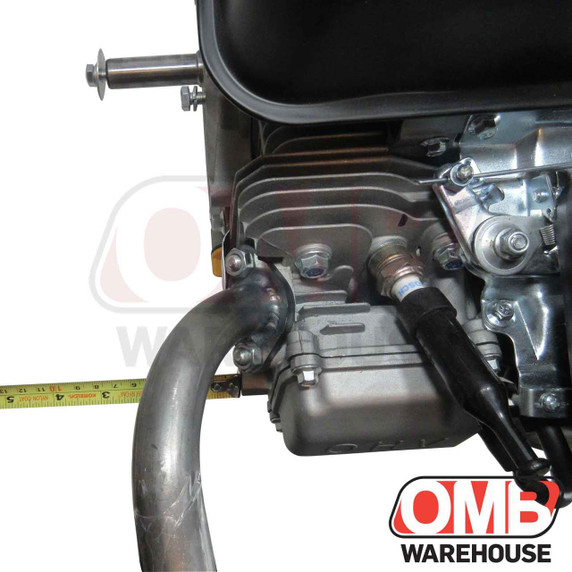 1" Go Kart Exhaust w/ Screw on Muffler For Predator 212cc/Clone Engines