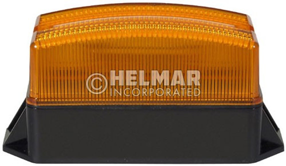 3971A Preco 5" Amber Single Flash Low Profile Strobe Light