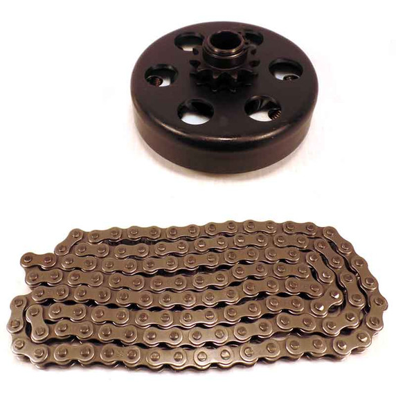 5/8" Clutch 11 Tooth & 4' #35 Chain