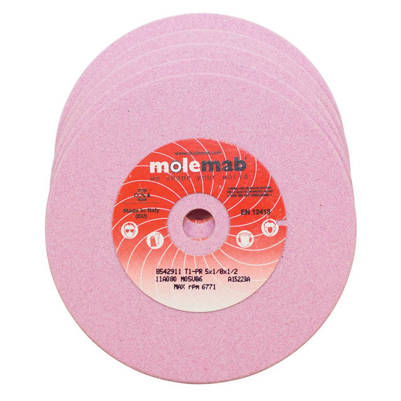 Chain Grinding Wheel / 5" x 1/8" x 1/2" box of 5