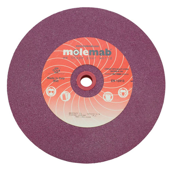 Blade Grinding Wheel / 12" x 1" x 1-1/4" 46 grit Ruby