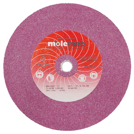 Blade Grinding Wheel / 8" x 1" x 5/8" 36 grit Ruby