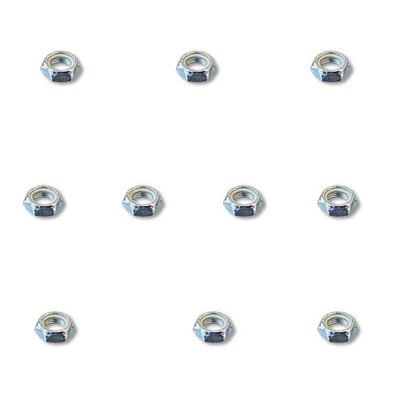 Set of (10) 5/8" Fine Thread Nylock Lock Jam Nut Torq-A-Verter Mini Bike Parts Set of (10) 5/8" Fine Thread Nylock Lock Jam Nut Torq-A-Verter Mini Bike Parts