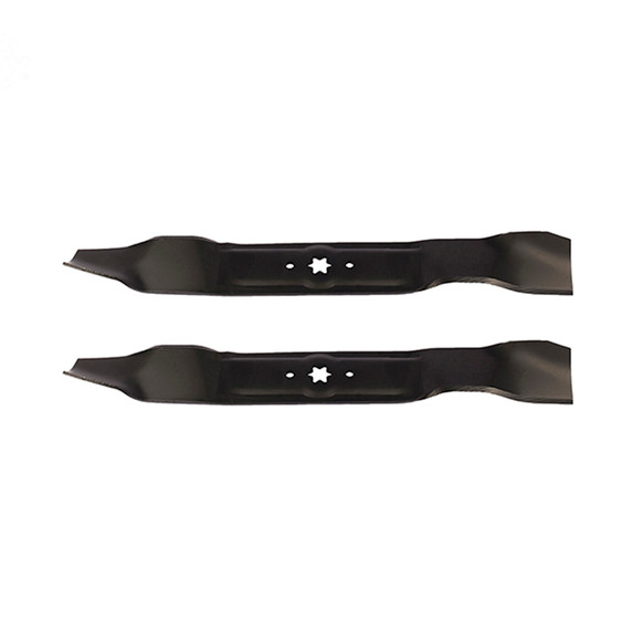 Set Of (2) Blades Mtd 21-3/16" X  6 Point Star Mulcher Replaces: CUB CADET 942-04126  CUB CADET 742-04126  CUB