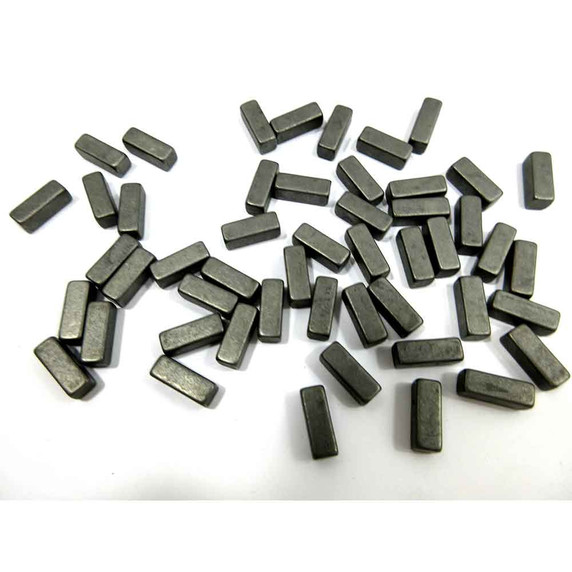 Set of (500) 3/16" x 1/2" Square Clutch Keys - Go Kart & Mini Bike Racing Parts
