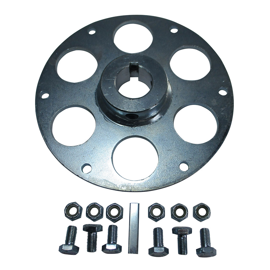 Uni-Hub, Steel, Zinc Plated, 1