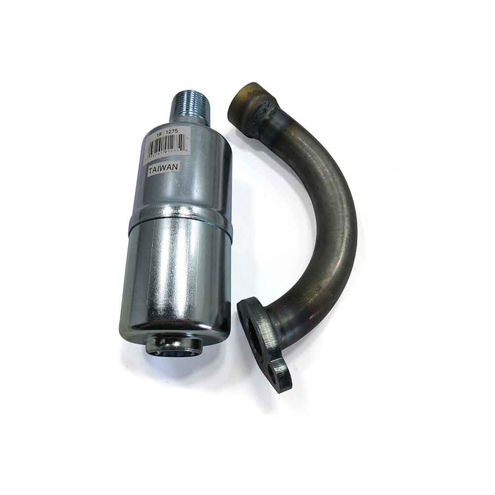 coleman mini bike ct200u head pipe JMCHstore Header Exhuast Kit For BT200X KT196, Predator 212 Baja MB200 Doodlebug Bike, Axis M200 212CC, Hisun 196cc Monster mega moto Engine, Go Kart (Silver) : Arts For Honda GX160 GX200 YHB Exhaust Straight Pipe for