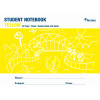 Student Note Book Yellow 32 page Double Ruled 10mm/ Guide