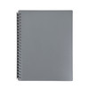 Marbig Refillable Display Book A4 20 Pocket  Grey