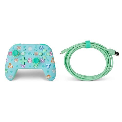 Powera Enhanced Wired Controller Animal Cross Nintendo Switch