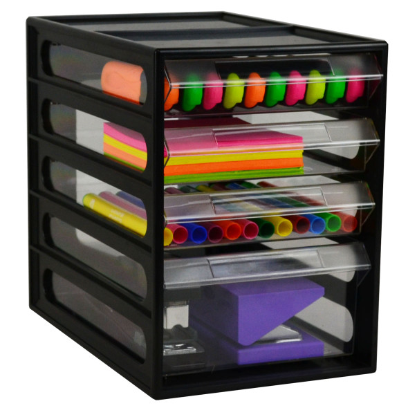 Italplast 4 Drawer Office Organiser Cabinet