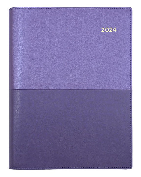 Collins Vanessa Diary A4 Day Page Lilac
