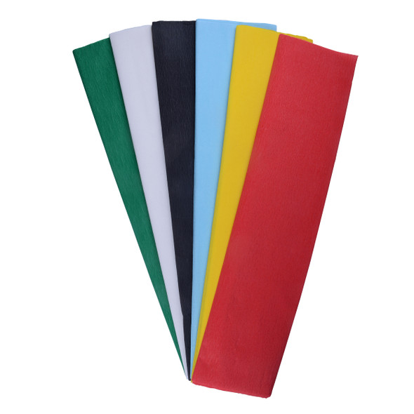 Colourful Days Crepe Paper 240x50cm Assorted Pack 12