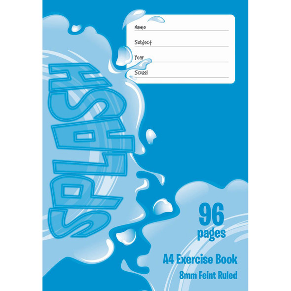 Splash A4 Exercise Book 96pg
