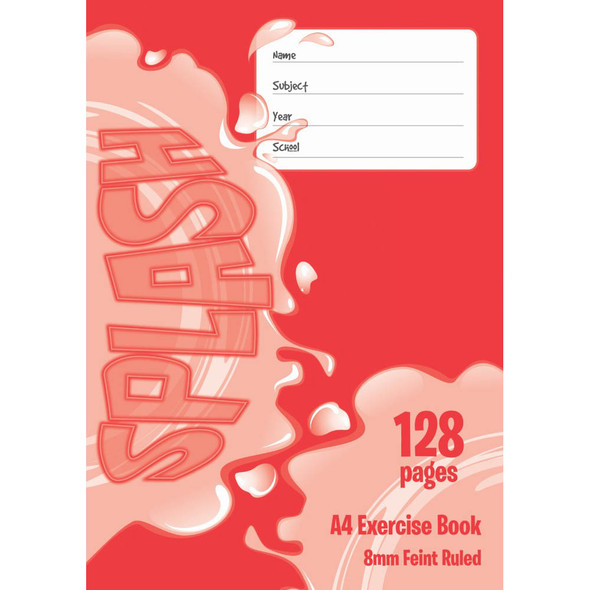 Splash A4 Exercise Book 128pg