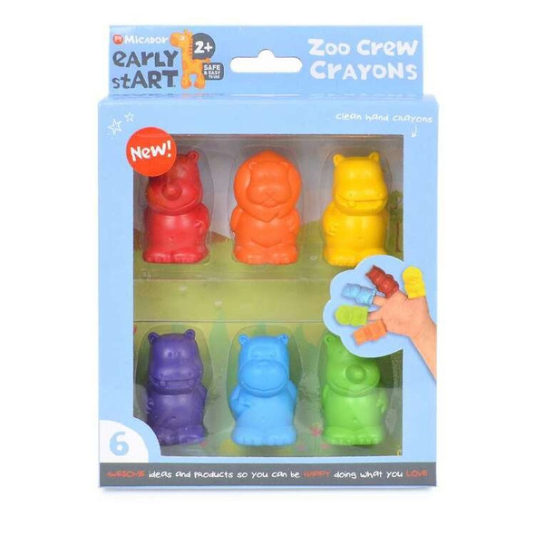 Zoo Crew Crayons Early Start Pack 6