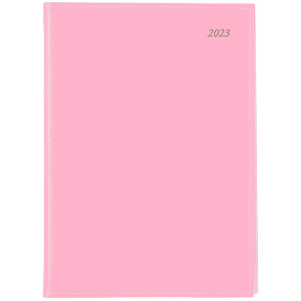 Soho 2023 Diary A4 Week To View Pink