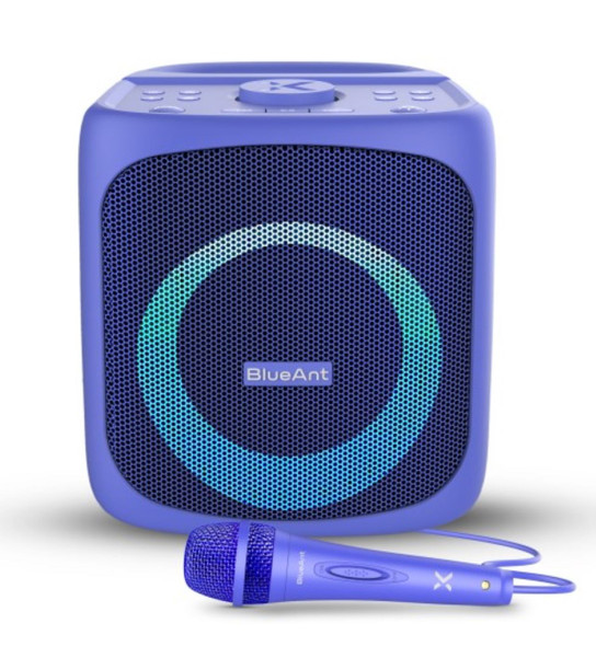 BlueAnt X4 Portable 50-Watt Bluetooth Party Speaker - Purple