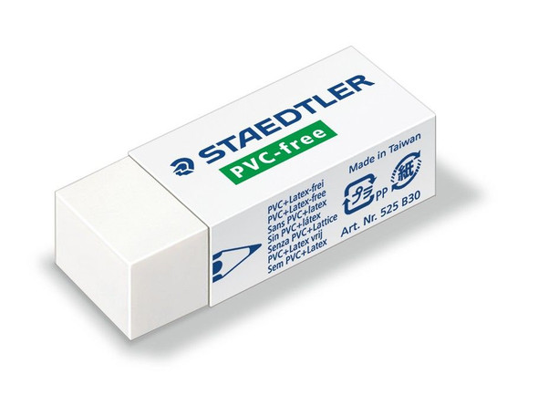 Staedtler 525 B30 PVC-Free Eraser Medium 49x19x13mm