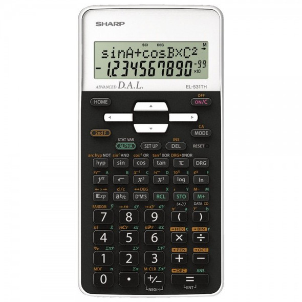 Sharp EL531THBWH Scientific Calculator White Trim