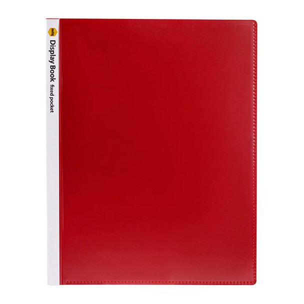 Marbig Non Refillable Display Book Insert Cover 40 Pages Red