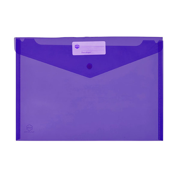 Marbig Doculope Document Wallet A4 Purple