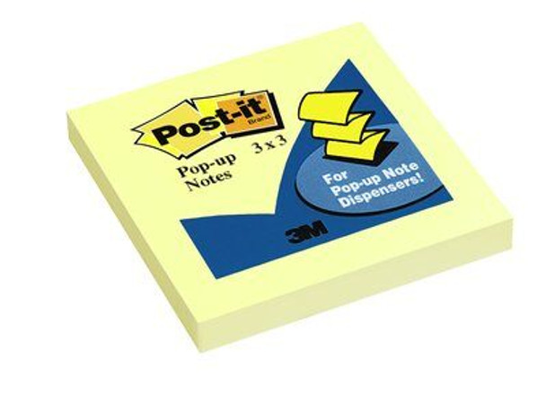 Post-it Pop Up Notes Refill Yellow76x76mm R330-YW