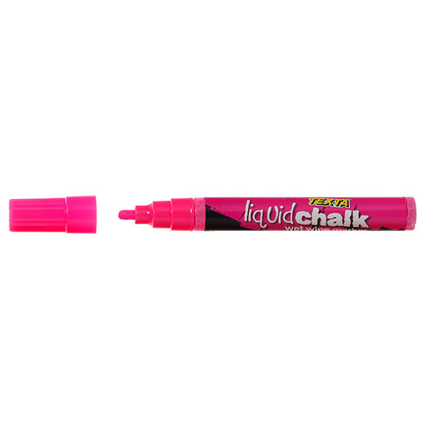 Texta Liquid Chalk Marker Wet Wipe Pink