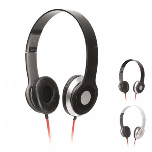 Foldable Headphones With Standard Jack - Black