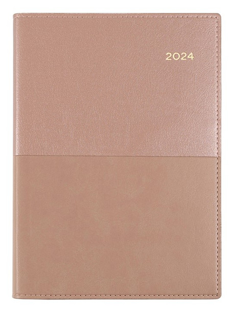 Collins Vanessa Diary A5 Day To Page 2024 Rose Gold