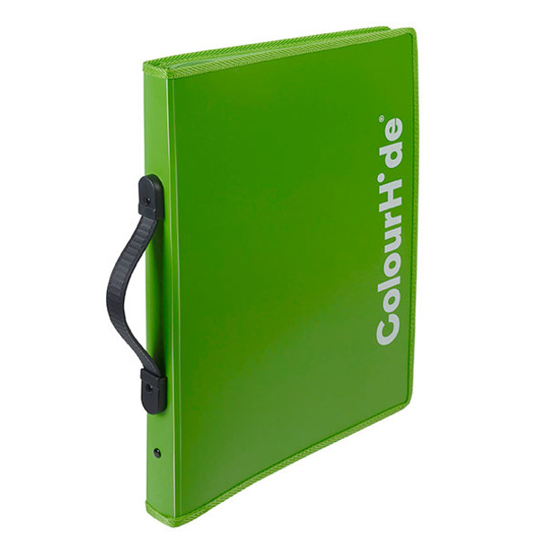 Colourhide Expanding File Zipper Green
