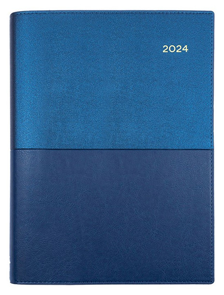 Vanessa A4 DTP Diary 2024 Blue