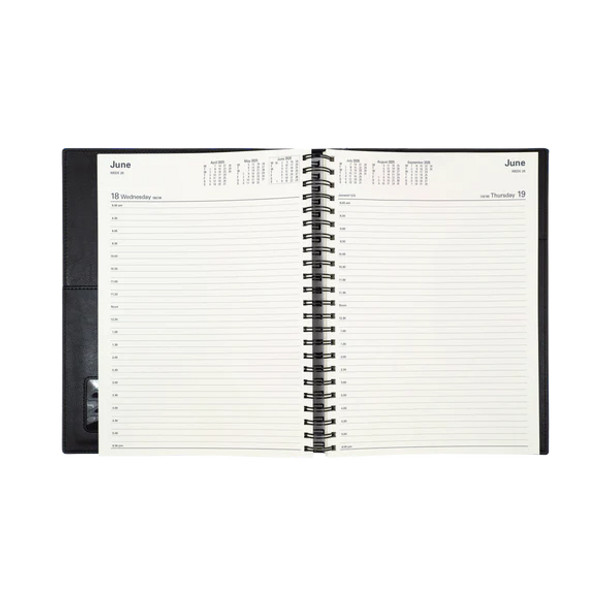 Collins Vanessa Diary 2026 A4 Day To Page Blue