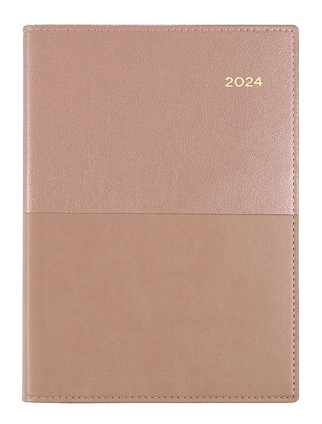Collins Vanessa Diary 2023 A4 Day To Page Gold