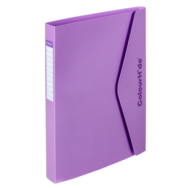 Colourhide Ring Binder PP A4 25mm Purple