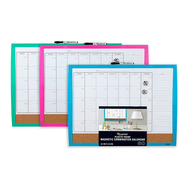 Quartet Funky Combo Planner Board 450x600mm SRT