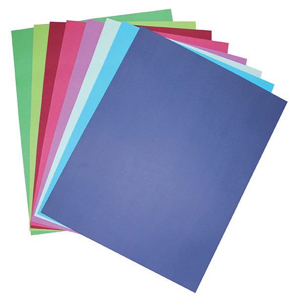 Colourful Days Colourboard 200gsm A4 210X297mm Assorted Cool Colours Pack 50