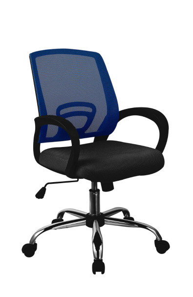 Sylex Trice Medium Back Office Chair Blue