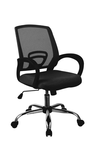 Trice Medium Back Chair Black