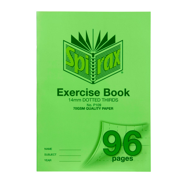 Spirax P109 Exercise Book