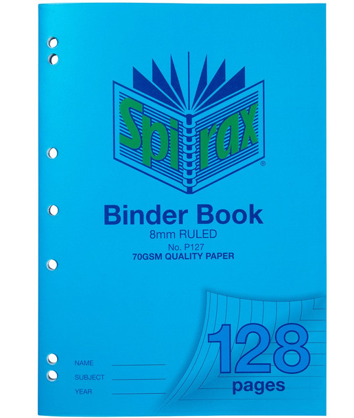 Spirax Grid Book 
Spirax Binder Book
Spirax P122 Binder Book