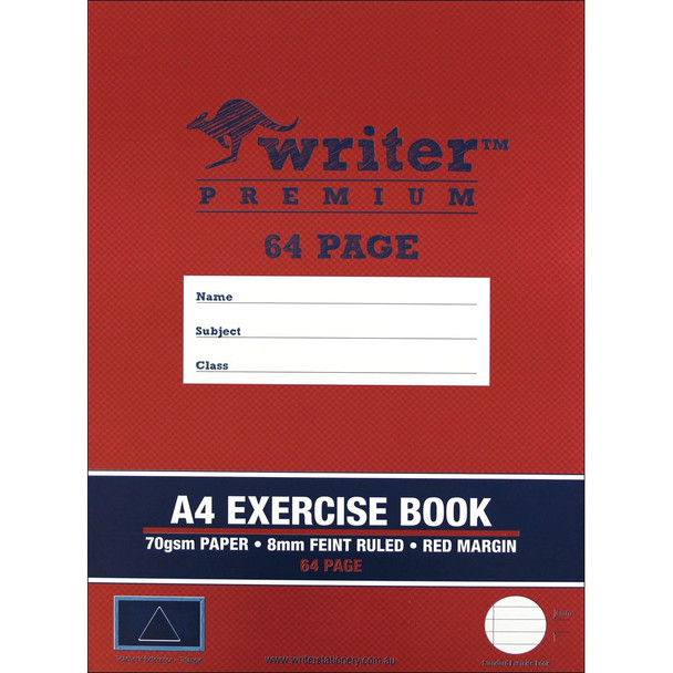 Writer Premium A4 Exercise Book 64pg